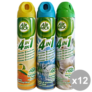 Set 12 AIR WICK Spray Misto 240 ml Deodorante Candele E Profumatori