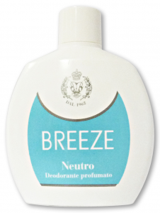 BREEZE Deodorante Squeeze Neutro 100 ml - Deodorante Femminile E Unisex