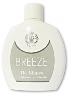 BREEZE Deo.squeeze The Bianco 100 ml - Deodorante Femminile E Unisex