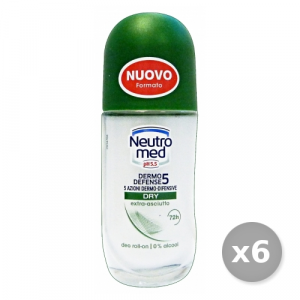 NEUTROMED Set 6 NEUTROMED Deodorante Roll-on Dry Dermo Defence 5 50 ml