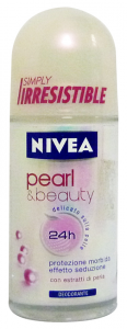 NIVEA Deodorante Roll-On Pearl&Beauty 50 Ml.83735 Deodorante Femminile E Unisex
