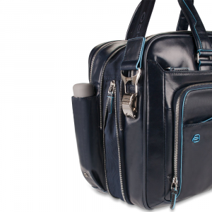 BORSA PIQUADRO ESPANDIBILE PORTA PC E PORTA IPAD E TASCA PORTA OMBRELLO MOGANO BLUE SQUARE CA2765B2/MO