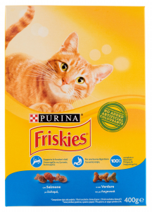 FRISKIES Gatto scatola secco salmone/verdure 400 gr prodotto per animali