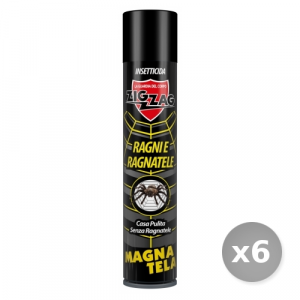 Set 6 ZIGZAG Magna Tela Spray 500 ml Articoli per Insetti