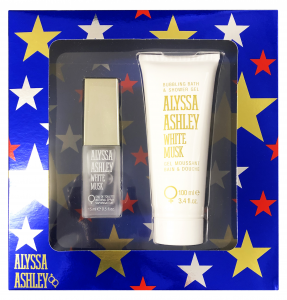ALYSSA ASHLEY Confezione regalo white musk eau de toilette 15ml + corpo 100ml