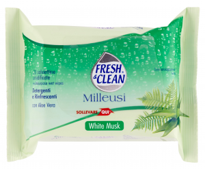 FRESH & CLEAN Salviettine milleusi 20 pezzi white musk prodotto per la cosmesi