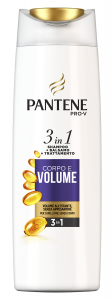 PANTENE Shampoo 3/1 Corpo Volume Per la Cura Dei Capelli 225 ml