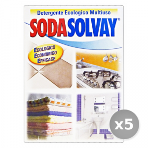Set 5 SOLVAY Soda 1 kg Detergenti Casa