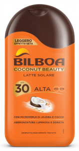 BILBOA Fp30 Latte Coconut Beauty 200 ml Protezione Solare Estate