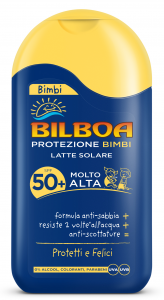 BILBOA Fp50 + Bimbi Latte Antiscottature 200 ml Protezione Solare Estate