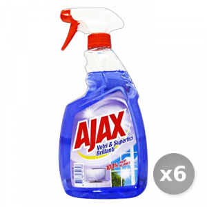 Set 6 AJAX Vetri  750 ml Detergenti Casa