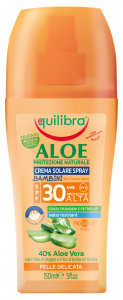EQUILIBRA Sun fp30 crema spray bimbo aloe 150 ml prodotto solare