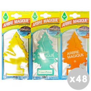 ARBRE MAGIQUE Set 48 ARBRE MAGIQUE Deodorante Mediterraneo Misto - Articoli Per auto