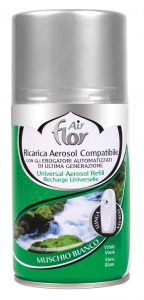 AIR FLOR Ricarica 250 ml Muschio Bianco Deodorante Profumatore Ambiente