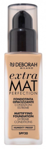 DEBORAH Fondotinta Extra Mat Perfection 02 Beige Make-up E Cosmetica