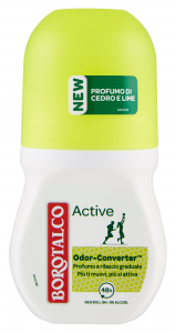 BOROTALCO Deodorante roll-on active cedro/lime 50 ml prodotto per il corpo