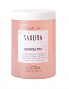 INEBRYA Sakura Restorative Mask - 1000ML