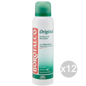 Set 12 BOROTALCO Deodorante Spray Original Ml 125 Cura E Igiene Del Corpo
