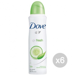 Set 6 DOVE Deodorante Spray 150 Go Fresh Cetriolo E The Cura E Igiene Del Corpo