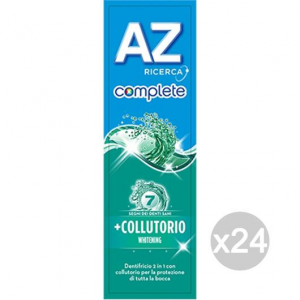 Set 24 AZ Dentifricio Complete +Colluttorio 75 Whitening Igiene E Cura Dei Denti
