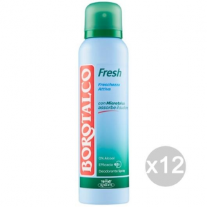 Set 12 BOROTALCO Deodorante Spray Active Fresh Ml 150 Cura E Igiene Del Corpo