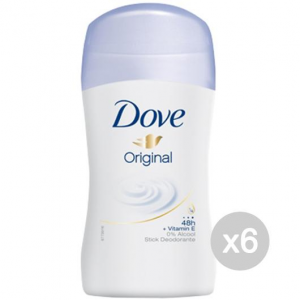 Set 6 DOVE Deodorante Stick 30 Original Cura E Igiene Del Corpo