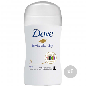 Set 6 DOVE Deodorante stick 30 invisibile antimacchie igiene e cura della persona