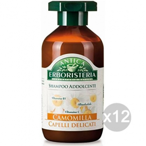 Set 12 ANTICA ERBORISTERIA Shampoo Camomilla 250Ml Delicati Cura Dei Capelli