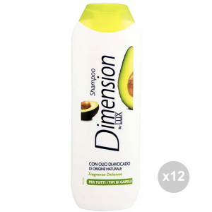 Set 12 DIMENSION Dimension shampoo capelli olio avocado 250ml cura dei capelli