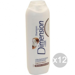 Set 12 DIMENSION Shampoo Per Capelli Cocco Bianco By Lux Cura E Trattamento Dei Capelli