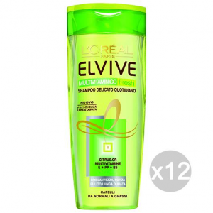 Set 12 ELVIVE Shampoo Citrus Verde Norm-Gra Energizz. Cura E Trattamento Dei Capelli