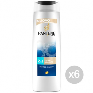 Set 6 PANTENE Shampoo 2In1 Extra Delicato 250 Ml Cura E Trattamento Dei Capelli