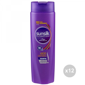Set 12 SUNSILK Shampoo liscio perfetto 250ml cura dei capelli
