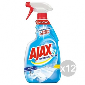 Set 12 AJAX Spray Spray Bagno 600/750 New Detersivi E Pulizia Della Casa