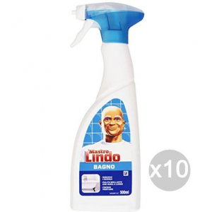 Set 10 MASTRO LINDO Spray 500Ml Bagno Detersivi E Pulizia Della Casa