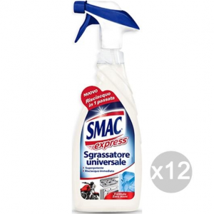 Set 12 SMAC Express Sgrass. 650 Universale Spray Detersivi E Pulizia Della Casa