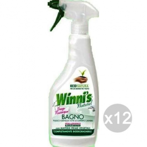 Set 12 WINNI'S Bagno Detergente 500Ml Spray Detersivi E Pulizia Della Casa
