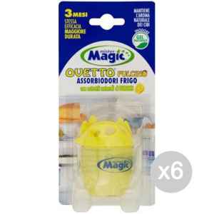 Ovetto Assorbiodori Frigo con Bicarbonato e Sale Mister Magic