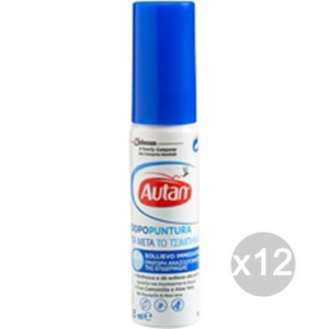 Set 12 AUTAN Mini Spray 25 Ml Dopopuntura Repellente Insetticida