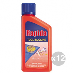 Set 12 STOP Togliruggine Rapida Ml 50-Gam Detergente