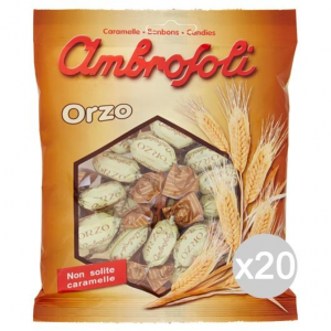 Set 20 AMBROSOLI Caramelle Orzo Gr 150 Dolci E Alimentari