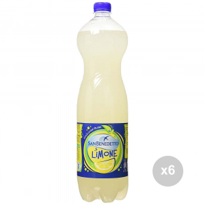 Set 6 SAN BENEDETTO Limonata lt 1. 5 bottiglia bevanda analcolica per feste