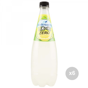 Set 6 SAN BENEDETTO Zero limone ml 750 bottiglia bevanda analcolica per feste