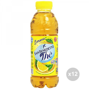 Set 12 SAN BENEDETTO The in bottiglia limone 500ml bevanda analcolica per feste
