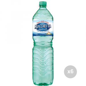 Set 6 ROCCHETTA Acqua naturale lt 1. 5 bevanda analcolica