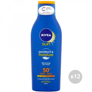 Set 12 NIVEA Sun 85666 latte spf. 50 ml 200 molto alta protezione solare estiva