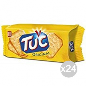 Set 24 SAIWA Tuc Cracker Original Gr100 625802 Snack E Merenda Salata