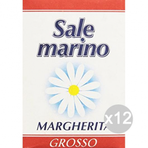 Set 12 Sale Grosso Margherita Kg.1 Condimenti E Insaporitori