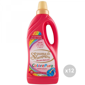 Set 12 SPUMA DI SCIAMPAGNA L. 1 colore puro prodotto per la pulizia della casa