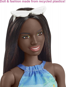 Mattel - Barbie Bambola con Vestitino Azzurro